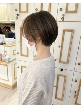 アルクバイネオリーブ 荻窪店(arc by neolive) 丸みくびれショートのショコラベージュ