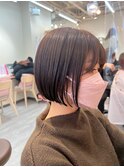 ショートボブ/ミニボブ/マッシュ/切りっぱなし/柏駅