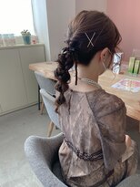 アヴァンス なかもず店(AVANCE.)&nbsp;パーティースタイル×編みおろし×お呼ばれ×アレンジ