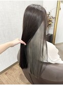 #インナーカラー #シルバー