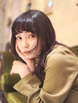 モテ髪ミディアムレイヤー/レイヤーカット/黒髪/20代30代40代