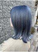 ブルーアッシュカラー♪
