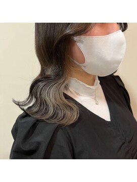 ダブル アンダーバー サロン(W_SALON) 【W_SALON 河原町】インナーカラー/ベージュ