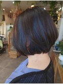 丸みショートボブ