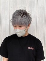 シェイプスヘアデザイン 上三川店(Shape's hair design)&nbsp;ブリーチ/ベージュ/グレー/メンズヘア/マッシュ/ダブルカラー