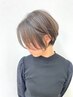 【ツヤ感UP】カット＋髪質改善グレイカラー(白髪染め) ￥14850→￥11000