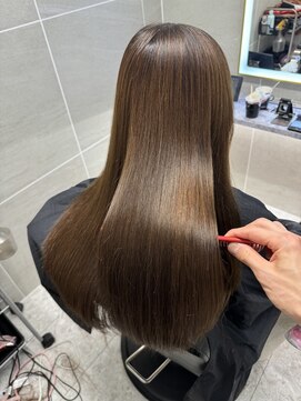 アンジェリカラボ 梅田店(ANGELICA LABO) くびれレイヤー×韓国ヘア×髪質再生×髪質改善【川又】