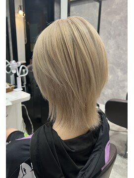 ヘアースタジオ ミツル(hair studio 326) 超ハイトーンミルクティー