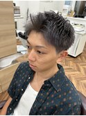 韓国マッシュスペインカールスパイキーショート〈理容室〉西川口