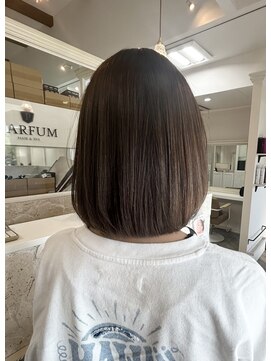 パルファン ヘアアンドスパ(PARFUM HAIR&SPA) 楽ちんボブ×グレージュ