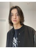 メンズボブレイヤー10代20代髪質改善パーマ風ヘア