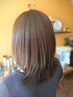 【白髪悩みに】似合わせカット;白髪抑制リタッチ＋トリートメント