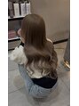ラピス 大阪心斎橋店(Lapis) アッシュミルクティー　プレミアムエクステ60本