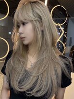 ラキング ギンザ トウキョウ(LAKING GINZA)&nbsp;くびれヘア/アプリコットオレンジ/夏/ハイライトカラー[銀座駅]