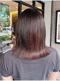 【安藤】 ハイライトで白髪ぼかし×アッシュラベンダー