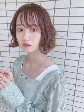 アンブル リュクス 池袋(amble luxe) ウェーブミニボブヘア