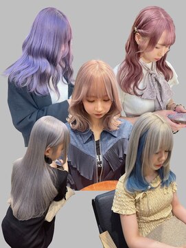 レア 渋谷(Le'a) 【Le'a渋谷 Kaji】ハイトーンカラー/デザインカラー