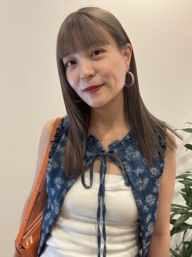 グレーベージュ/髪質改善