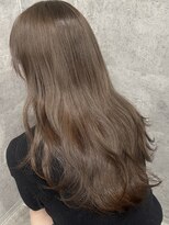 ルイス(L'wis)&nbsp;ミルクティーブラウン学割U24ケアブリーチ渋谷10代20代Wカラー