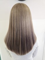 アッシュ 二俣川南口店(Ash)&nbsp;◆ヘーゼルベージュ/ロングストレート/髪質改善カラー