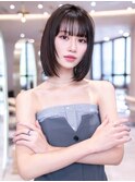 韓国レイヤー顔周りカット透明感カラー髪質改善艶髪シースルー