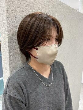 ナウアズ(now as.) 大人ショート×透明感アッシュベージュ【原田】【now as.明石】