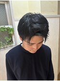無造作メンズショート　上窪　2/28