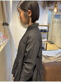 [kichi.] ぷつっと前下がりボブ