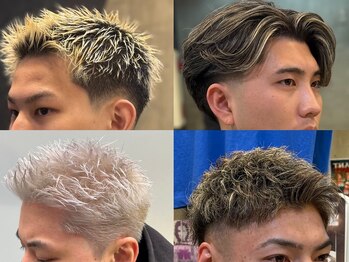 ビンゴ(BINGO)の写真/【メンズ専門店ならではの高技術】メンズスタイルのプロ達が理想のカラーを実現！ブリーチもお任せ下さい◎