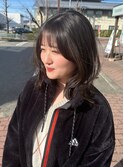 20代30代◎透明感カラー×くびれミディで色っぽく