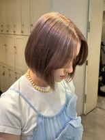 ベレーザ 渋谷(BELEZA)&nbsp;18694_ミルクティーベージュハンサムショートウルフレイヤーボブ