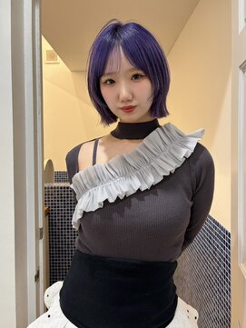 ラパンセ ブルー(LA PENSEE BLEU) 艶髪ラベンダーカラー ブリーチカラー