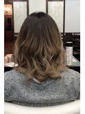 大人可愛いモテ愛されミルクティーベージュフェイスレイヤー