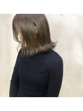 ミント(mint) ハイライト&グレージュボブ♪