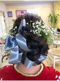 【ZEN横浜関内】飾りの映える華やかアップ