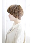 吉祥寺/美髪デザインカラー無造作カールボブディ丸みショート112