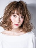 *bliss大宮*くせ毛風♪愛され小顔♪ダブルバングのふわミディt