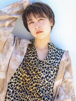 テトヘアー(teto hair)&nbsp;マッシュショート、アッシュブラウン、シースルーバング