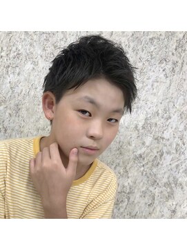 ノア ヘアデザイン 町田店(noa Hair Design) キッズショート×アップバング