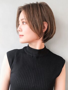 キリ 表参道(kyli) 小顔カットハイライトカラーオリーブカラーセミウェットウェーブ