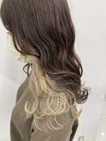 アライブ キチジョウジ(ALIVE Kichijoji)&nbsp;韓国風インナーカラー/イヤリングカラー×ホワイトベージュ