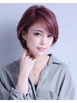 【小鳥居】シルキーベージュ大人可愛いボブショート前上がりボブ