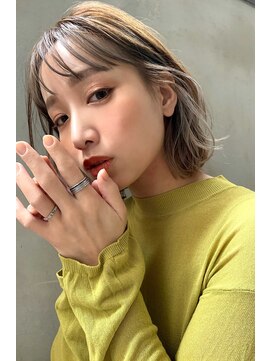 ラエティス(Laetus) インナーカラーでこなれボブ/白髪もオシャレに【大和西大寺】