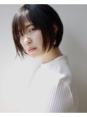 【松戸　ムラマツ】前髪あり　大人かわいい　ショートボブ