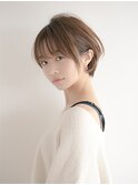 大人ナチュラルショートボブ