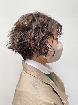 グラムヘアデザイン(g. hair design) 《 くるっと個性的にカジュアルパーマ* 》
