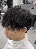 緩め縦落ちマッシュ