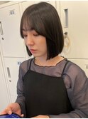 【ろみおstyle】ボブstyle/前髪顔まわりカット/透明感カラー