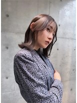 ロンド レア 天神大名店(Lond Le’a)&nbsp;天神大名ダブルカラーケアブリーチインナーカラー韓国ボブ
