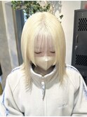 抜きっぱなしブロンド/ケアブリーチ/ホワイトブロンド